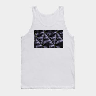 Purple Geometric Texture Tank Top